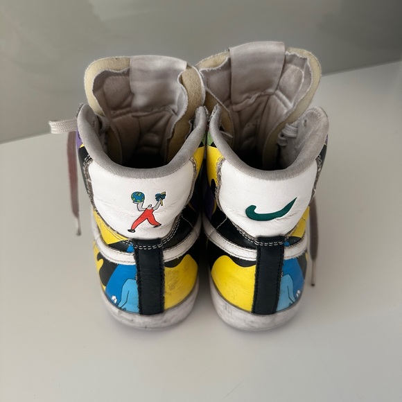 Pre-Loved Nike Blazer Mid 77 Flyleather Ruohan Wang Edition (CZ3775‑900) - Picture 3 of 5